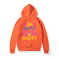 LovelyRLovely hoodie orange  5071 / L LovelyRLovely Women's Do What Makes You Happy Printed Hoodie