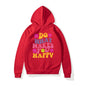 LovelyRLovely hoodie red 5071 / S LovelyRLovely Women's Do What Makes You Happy Printed Hoodie