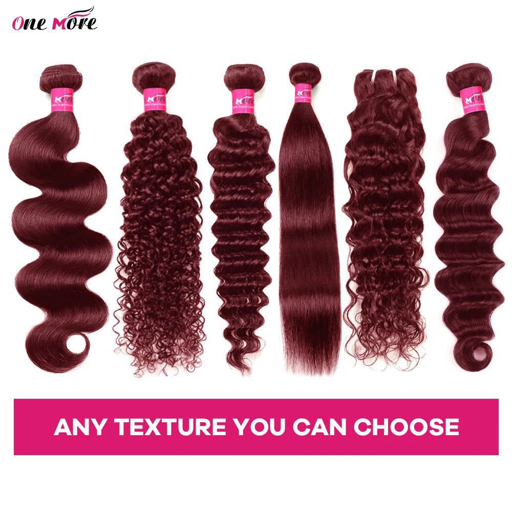 LovelyRLovely Human Hair Bundles LovelyRLovely  Burgundy 99j Body Wave Human Hair Bundles