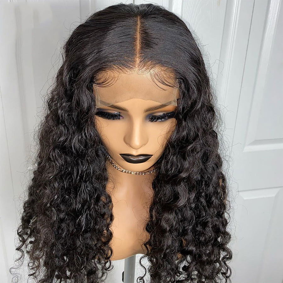 LovelyRLovely Human Hair With Small Curly Hair And Lon LovelyRLovely Curly Human Hair Lace Front Wig