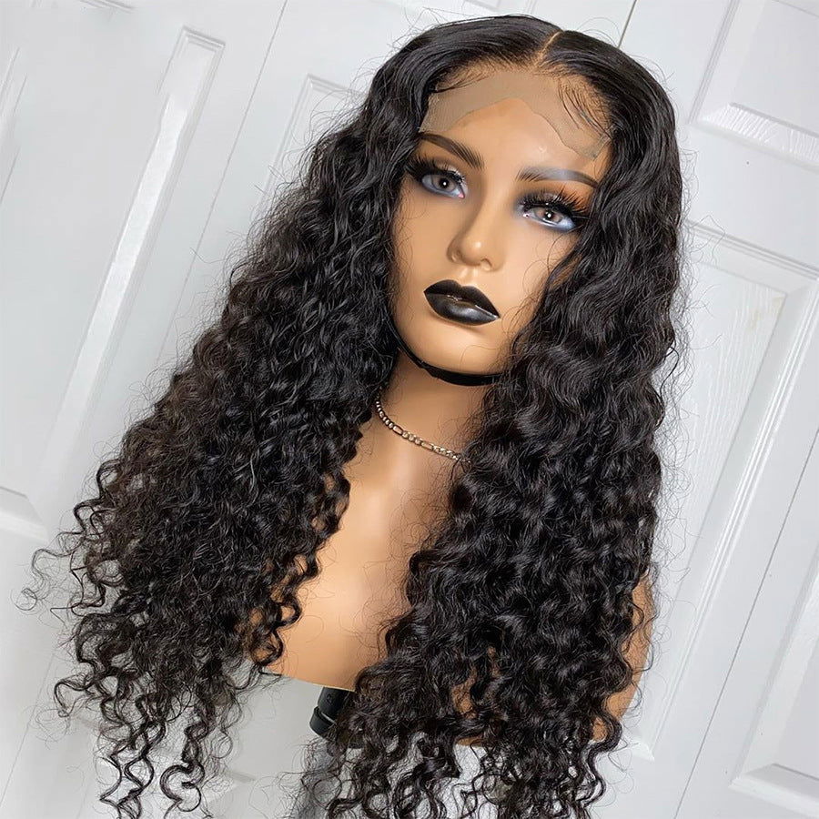 LovelyRLovely Human Hair With Small Curly Hair And Lon LovelyRLovely Curly Human Hair Lace Front Wig