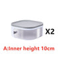 LovelyRLovely Hygienic and Convenient Meal Storage Box White / A Set LovelyRLovely Hygienic and Convenient Meal Storage Box