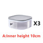 LovelyRLovely Hygienic and Convenient Meal Storage Box White / B Set LovelyRLovely Hygienic and Convenient Meal Storage Box