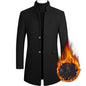 LovelyRLovely J001Black thicken / 3XL LovelyRLovely Men's Wool Coat