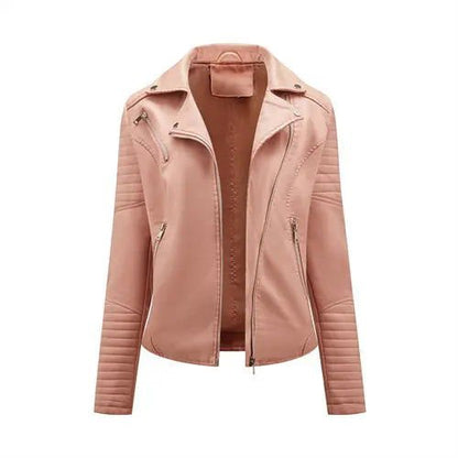 LovelyRLovely jacket Pink / M LovelyRLovely Women Faux Leather Jacket