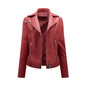 LovelyRLovely jacket Wine Red / XXXL LovelyRLovely Women Faux Leather Jacket