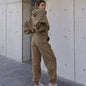 LovelyRLovely Khaki / L LovelyRLovely Women's Casual Hoodie Suit