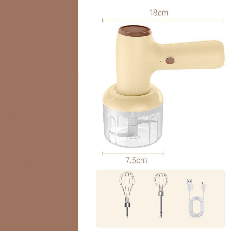 LovelyRLovely Khaki / USB LovelyRLovely 2 In 1 Electric Vegetable Chopper