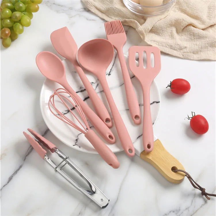 LovelyRLovely kitchen LovelyRLovely Silicone 8/Pcs Utensil Set