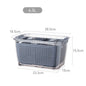 LovelyRLovely Kitchen Refrigerator Storage Containers Grey / 4.5L LovelyRLovely Kitchen Refrigerator Storage Containers With Lid