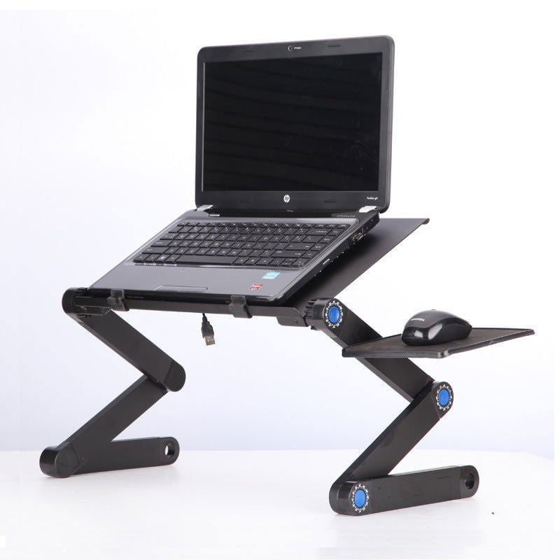 LovelyRLovely Laptop Table Stand With Adjustable Foldi Black / 420 2pcs LovelyRLovely Laptop Table Stand With Adjustable Folding Ergonomic Design