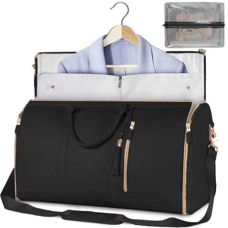 LovelyRLovely Large Capacity Travel Duffle Bag Women's A Black LovelyRLovely Large Capacity Travel Folding Suit Duffle Bag