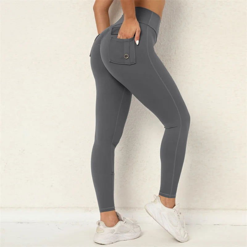 LovelyRLovely leggings Dark gray / M LovelyRLovely  Fitness Leggings With Pocket