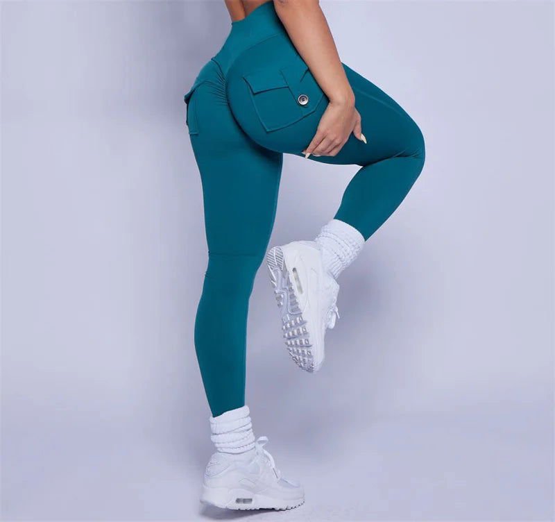 LovelyRLovely leggings Lake Green / S LovelyRLovely  Fitness Leggings With Pocket