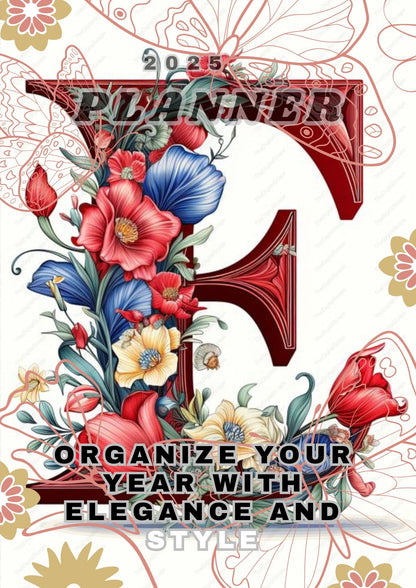 LovelyRLovely Letter E 2025 Annual Planner: Organize Your Year with Elegance and Style Letter E 2025 Annual Planner: Organize Your Year with Elegance and Style