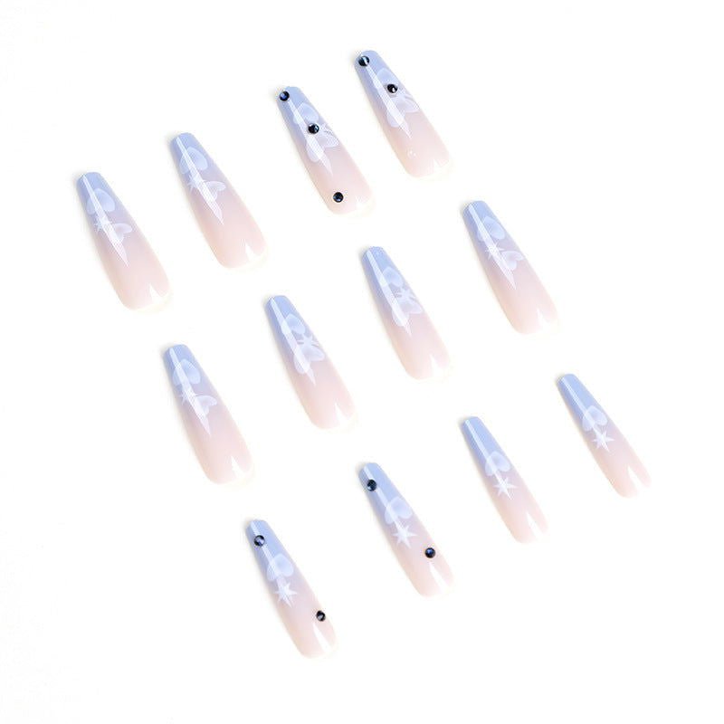 LovelyRLovely LovelRLovely Peach Heart Nail Tip JP1596 LovelRLovely Peach Heart Nail Tip