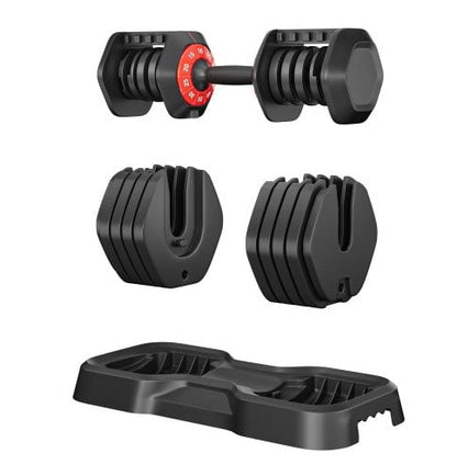 LovelyRLovely LovelyRLovely 10 In 1 Adjustable Dumbbel LovelyRLovely 10 In 1 Adjustable Dumbbell Set