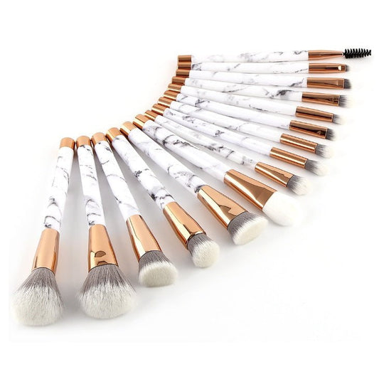 LovelyRLovely LovelyRLovely 11pcs Marble Makeup Brush Set