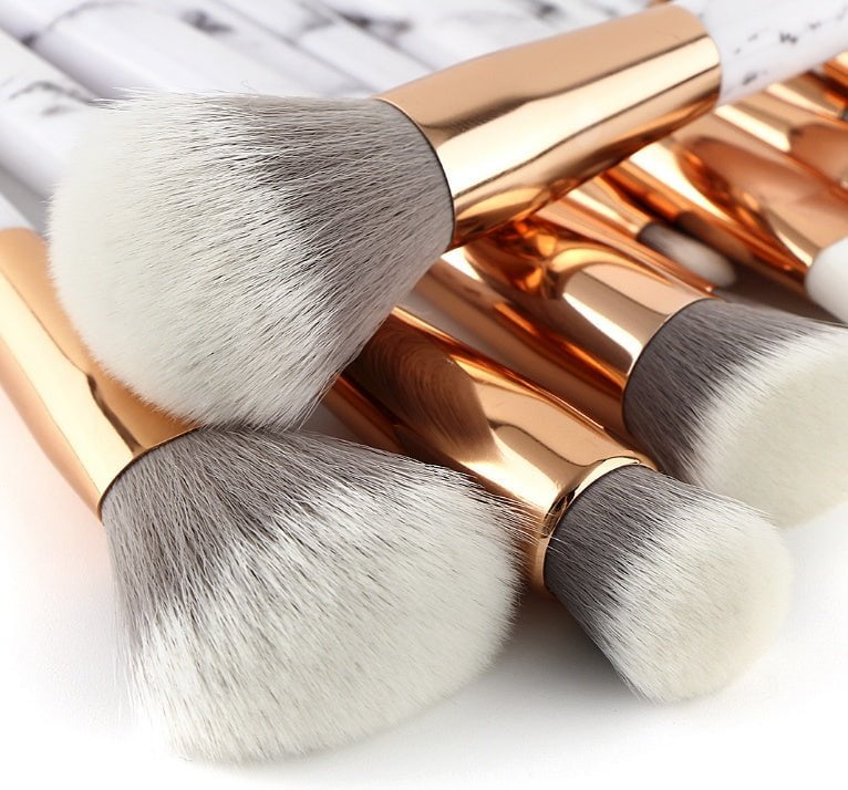 LovelyRLovely LovelyRLovely 11pcs Marble Makeup Brush Set