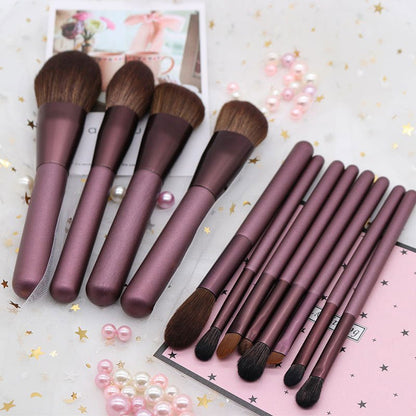 LovelyRLovely LovelyRLovely 12 Grape Beginner Makeup B Bare brush / Q12pcs LovelyRLovely 12 Grape Beginner Makeup Brush Set