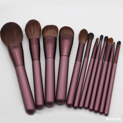 LovelyRLovely LovelyRLovely 12 Grape Beginner Makeup B Bare brush / Q12pcs LovelyRLovely 12 Grape Beginner Makeup Brush Set