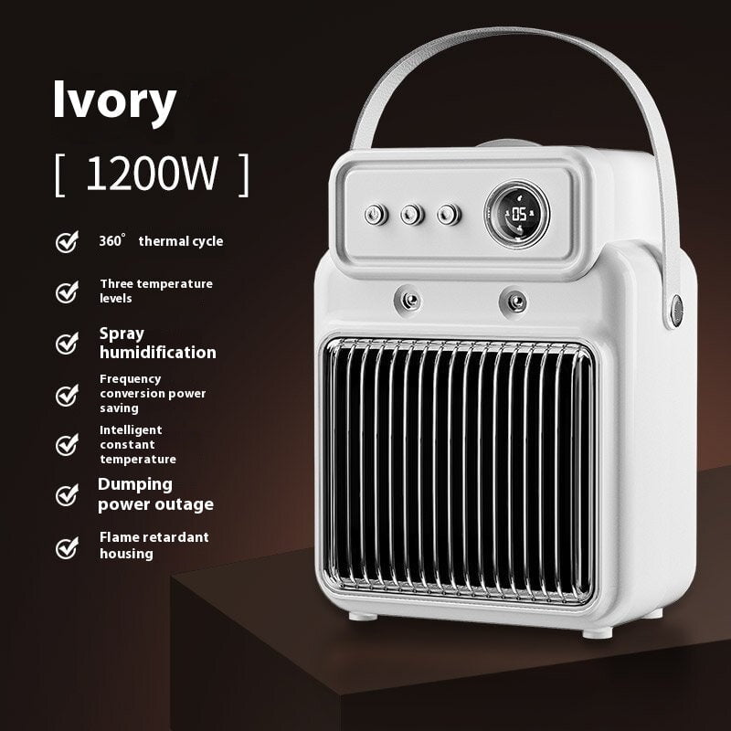 LovelyRLovely LovelyRLovely 1200W 2 In 1 Efficient Roo White / EU LovelyRLovely 1200W 2 In 1 Efficient Room Heater