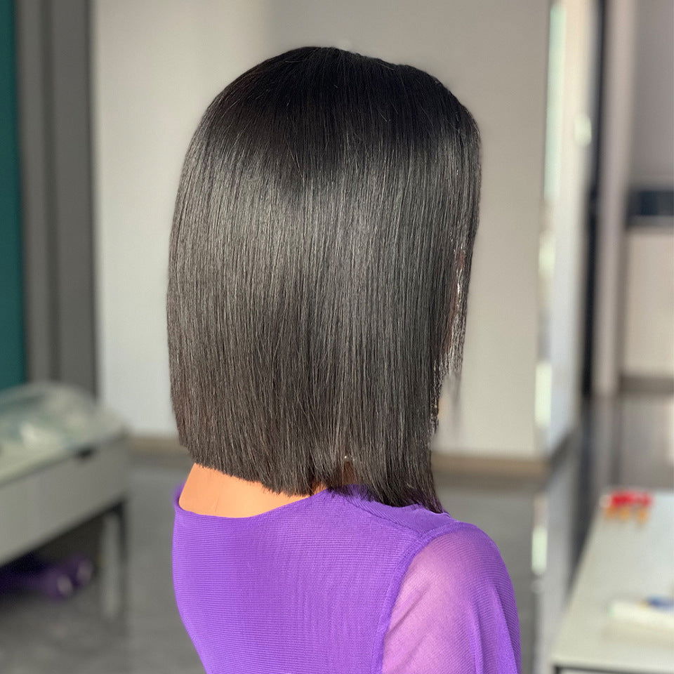 LovelyRLovely LovelyRLovely 12A Straight Bob Human Hai 8Inch LovelyRLovely 12A Straight Bob Human Hair Wig