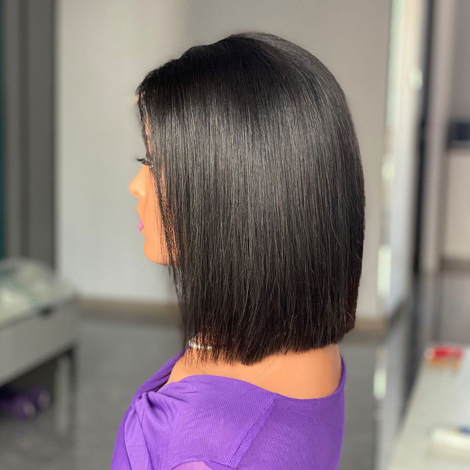 LovelyRLovely LovelyRLovely 12A Straight Bob Human Hai 8Inch LovelyRLovely 12A Straight Bob Human Hair Wig