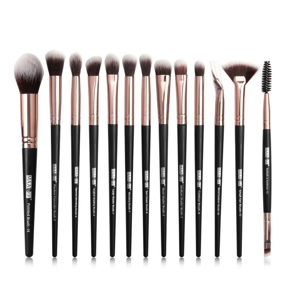 LovelyRLovely LovelyRLovely 13 Makeup Brush Set Black LovelyRLovely 13 Makeup Brush Set