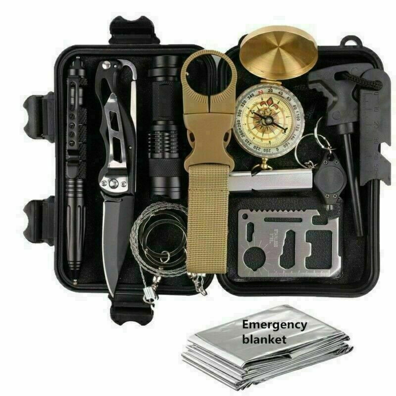 LovelyRLovely LovelyRLovely 14-In-1 Outdoor Emergency default LovelyRLovely 14-In-1 Outdoor Emergency Survival Kit