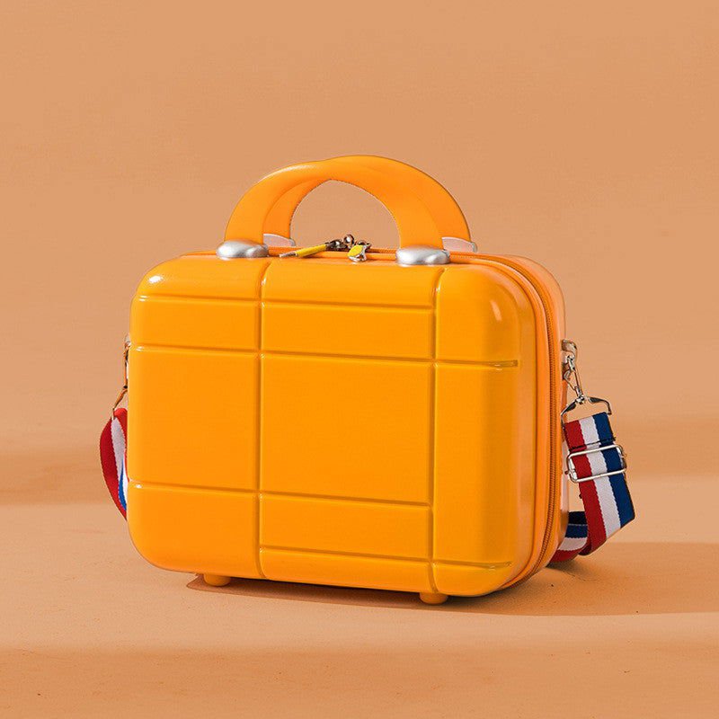 LovelyRLovely LovelyRLovely 14inch Cosmetic Luggage Tr Vibrant orange / 14inches LovelyRLovely 14inch Cosmetic Luggage Trolley