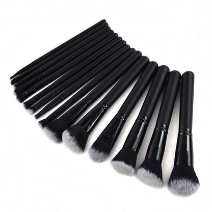 LovelyRLovely LovelyRLovely 15Pcs Makeup Brush Set Wit 15pcs LovelyRLovely 15Pcs Makeup Brush Set With Bag