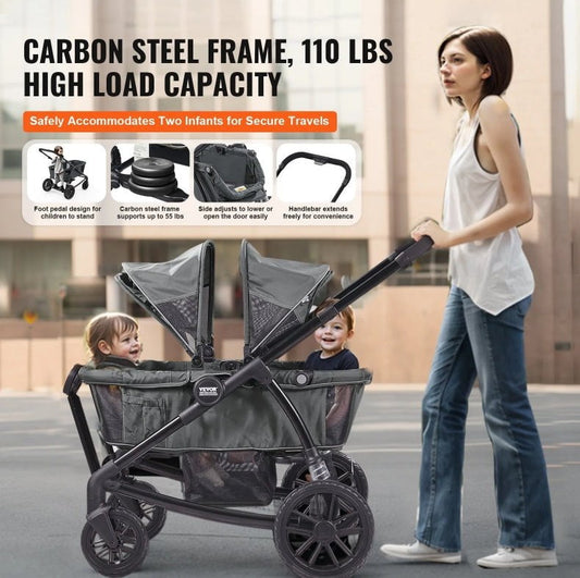 LovelyRLovely LovelyRLovely 2-in-1 All-Terrain Wagon S Default LovelyRLovely 2-in-1 All-Terrain Wagon Stroller