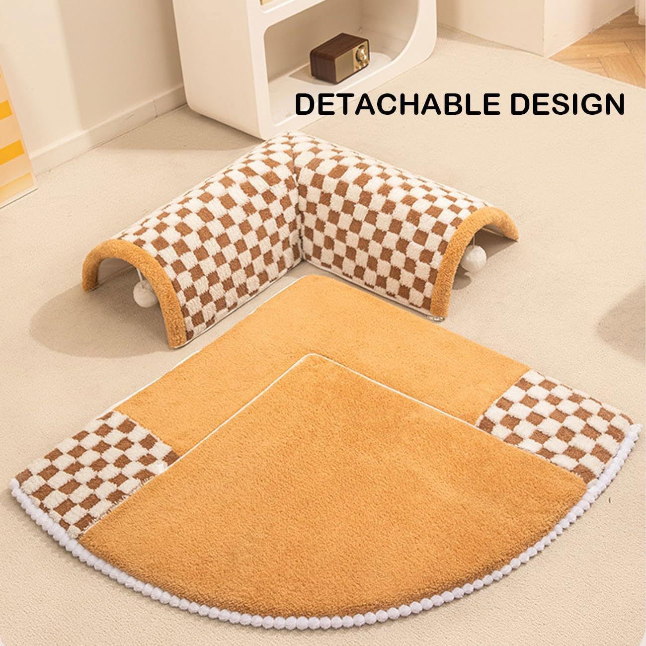 LovelyRLovely LovelyRLovely 2-in-1 Cute Fan Shaped Pet LovelyRLovely 2-in-1 Cute Fan Shaped Pet Bed