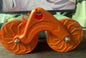 LovelyRLovely LovelyRLovely 2 In 1 Exercise Belly Whee Orange LovelyRLovely 2 In 1 Exercise Belly Wheel Fitness Equipment