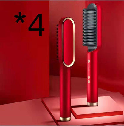 LovelyRLovely LovelyRLovely 2 In 1 Hair Straightener H 4pcs Red / US / Opp pack LovelyRLovely 2in1 Hair Straightener Hot Comb