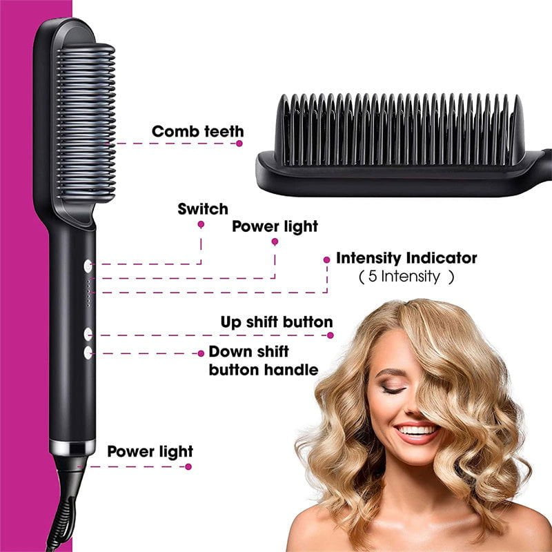 LovelyRLovely LovelyRLovely 2 In 1 Hair Straightener H LovelyRLovely 2in1 Hair Straightener Hot Comb