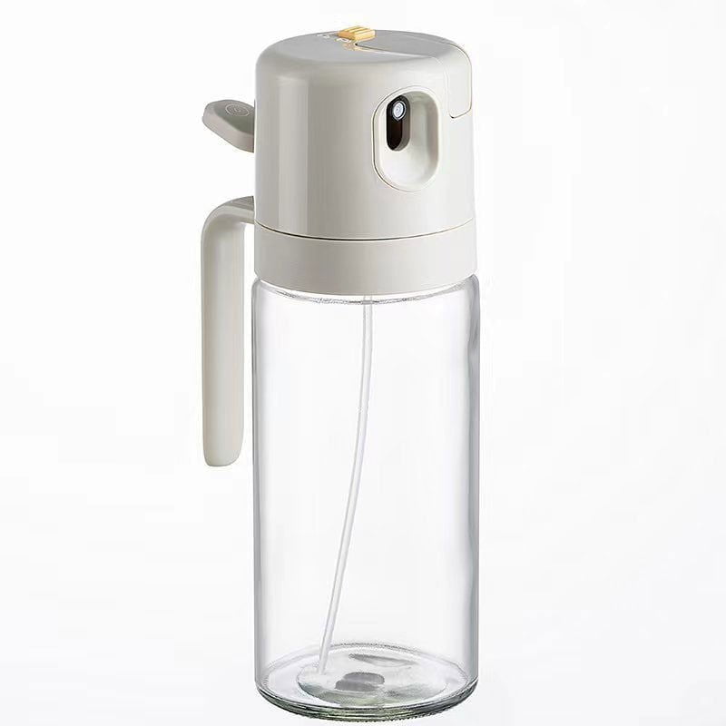 LovelyRLovely LovelyRLovely 2 In 1 Oil Sprayer Bottle 550ml Warm Gray / 1PC LovelyRLovely 2 In 1 Oil Sprayer Bottle