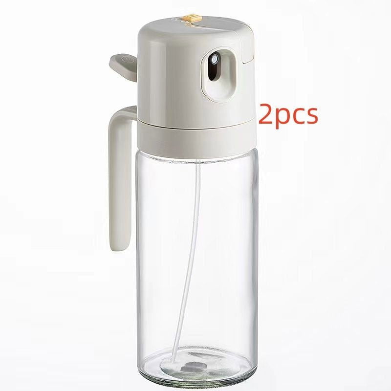 LovelyRLovely LovelyRLovely 2 In 1 Oil Sprayer Bottle 550ml Warm Gray / 2PCS LovelyRLovely 2 In 1 Oil Sprayer Bottle