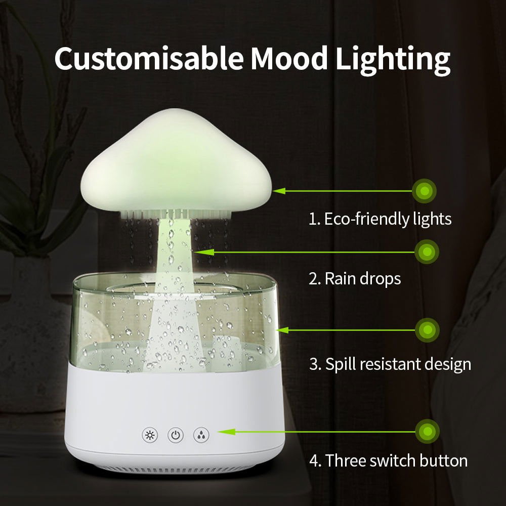 LovelyRLovely LovelyRLovely 2-in-1 Rain Cloud Aromathe LovelyRLovely 2-in-1 Rain Cloud Aromatherapy Diffuser Lamp