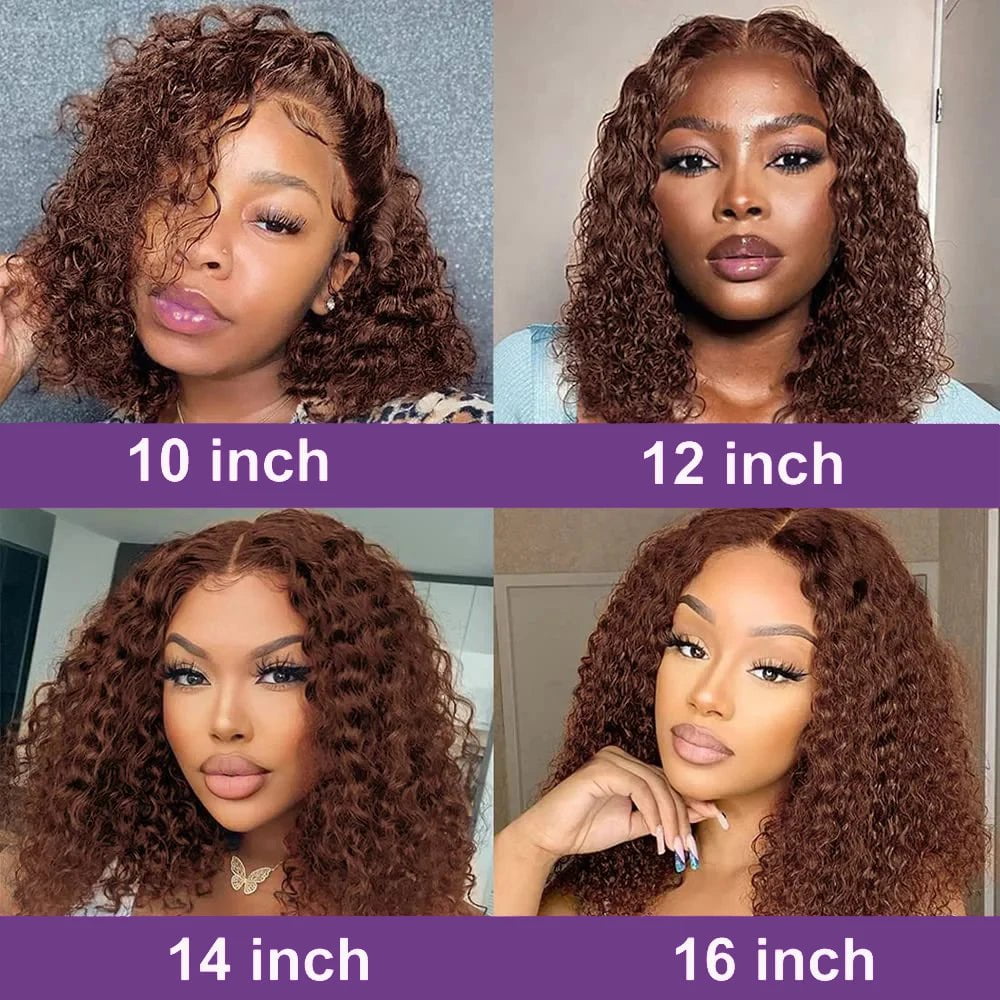 LovelyRLovely LovelyRLovely 200% Density Water Wave Bob Wig LovelyRLovely 200% Density Water Wave Bob Wig