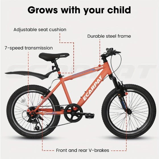 LovelyRLovely LovelyRLovely 20inch Children's Bikes Orange LovelyRLovely 20inch Children's Bikes