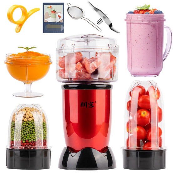 LovelyRLovely LovelyRLovely 220V Multifunctional Elect Red / 5 cups 4 blades LovelyRLovely 220V Multifunctional Electric Juicer