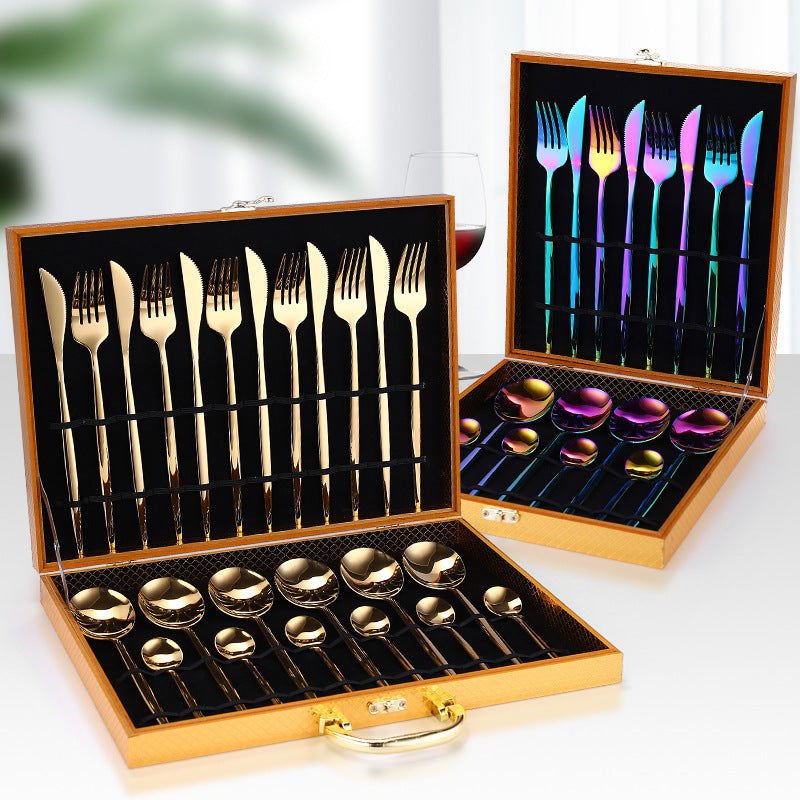 LovelyRLovely LovelyRLovely 24pcs Luxury Cutlery Set LovelyRLovely 24pcs Luxury Cutlery Set