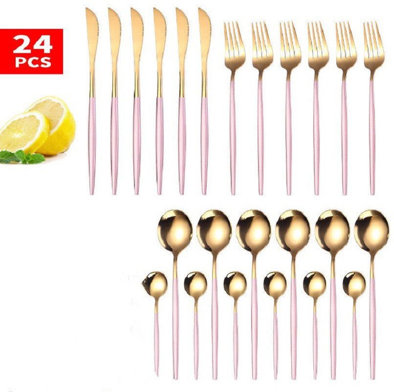 LovelyRLovely LovelyRLovely 24pcs Luxury Cutlery Set LovelyRLovely 24pcs Luxury Cutlery Set