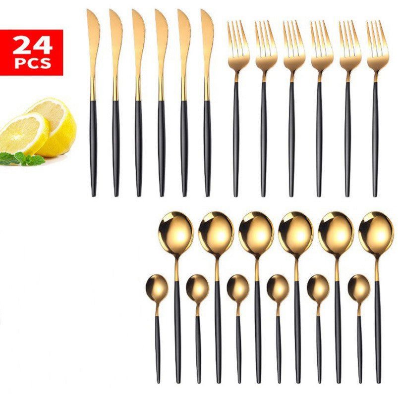 LovelyRLovely LovelyRLovely 24pcs Luxury Cutlery Set LovelyRLovely 24pcs Luxury Cutlery Set