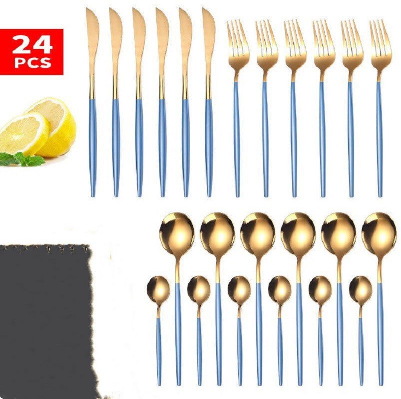 LovelyRLovely LovelyRLovely 24pcs Luxury Cutlery Set LovelyRLovely 24pcs Luxury Cutlery Set