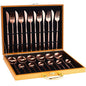 LovelyRLovely LovelyRLovely 24pcs Luxury Cutlery Set Rose gold / With Box LovelyRLovely 24pcs Luxury Cutlery Set