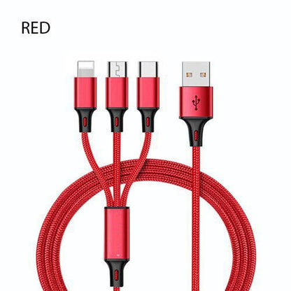 LovelyRLovely LovelyRLovely 3 In 1 USB Charging Charge Red LovelyRLovely 3 In 1 USB Charging Charger