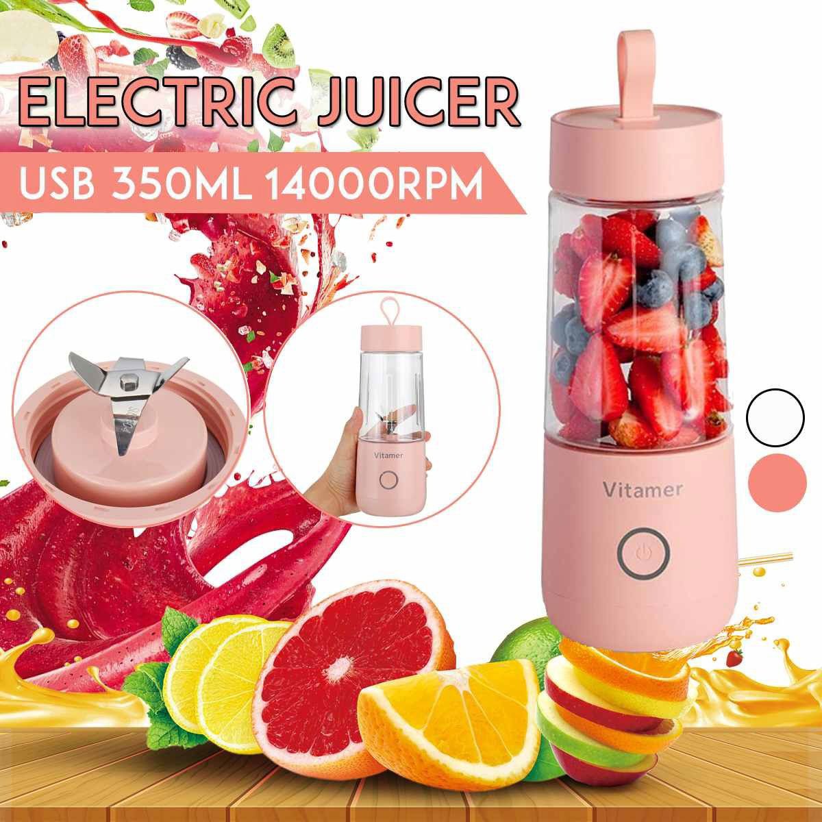 LovelyRLovely LovelyRLovely 350ml USB Portable Blender LovelyRLovely 350ml USB Portable Blender